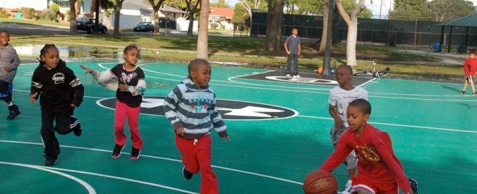 kids on the court